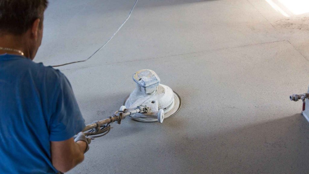 poishing a concrete floor NSW