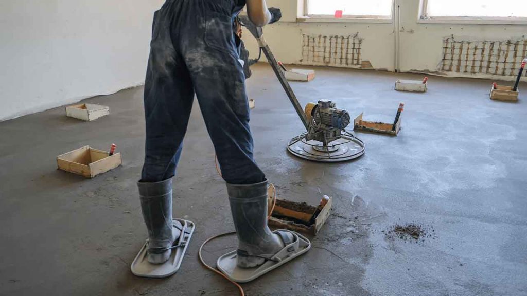 concrete floor